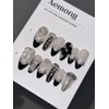 Aemong: Black tiara ballet core - Almond flat fit /