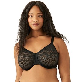 Wacoal Women's Visual Effects Minimizer Bra,Black,44DDD