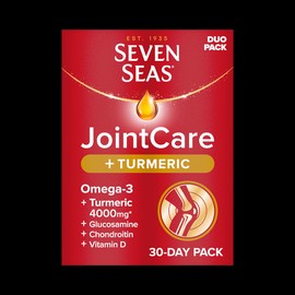 Seven Seas Jointcare Turmeric With Glucosamine, Omega-3 And Turmeric 30 Day Duo Pack (30+30)