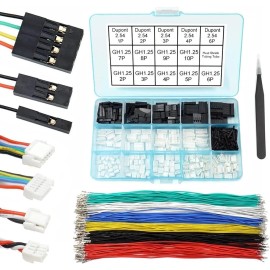 elechawk Gh1.25 To Dupont2.54 Connector Wire Set 180Pcs Electronics For Flight Control...