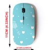 2.4G Wireless Mouse with Cute Pattern Design for All Laptops
