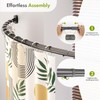 AmazerBath 20-84 Inches Arched Curved Shower Curtain Rod, Heavy Duty