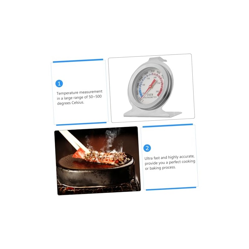 Mikinona Termómetro Profesional Para Cocina y Horno Medidor De Temperatura