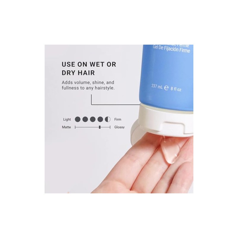 Loma Hair Care Firm Hold Gel, 3 Fl Oz