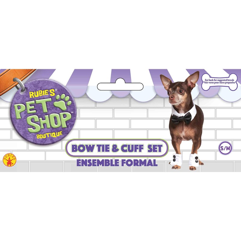 Rubies Bowtie and Cuff Set Pet Accessories