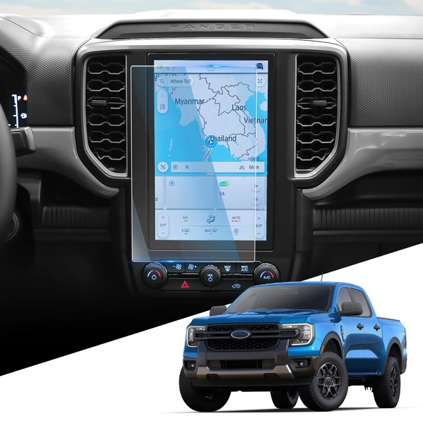 WEIPIN For 2024-2025 Ranger (XL/XLT) Screen Protector 10.1 Inch Glossy
