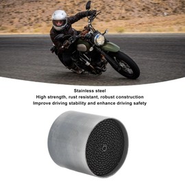 Exhaust Pipe Catalytic Converter, High-Strength Exhaust Muffler Catalytic Converter for Motorcycles (53 x 50 mm)