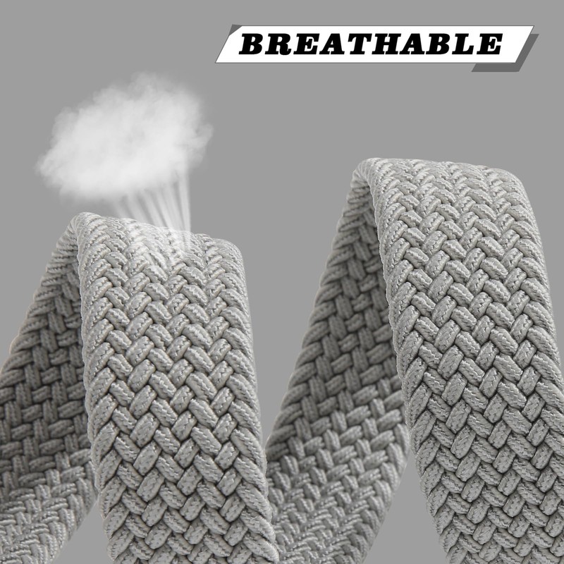 Monopa Kids Elastic Braided Belt - Pin Buckle Stretch Golf