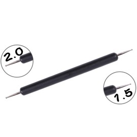 IWOWHERO 5pcs Ball Tip Stylus Tools Kit Double-ended Nail Art Pens for Dot Painting Embossing Modeling Watercolor Craft