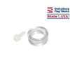 Quantity 2-1" Diameter Flag Ring with Nut - Attach Grommeted