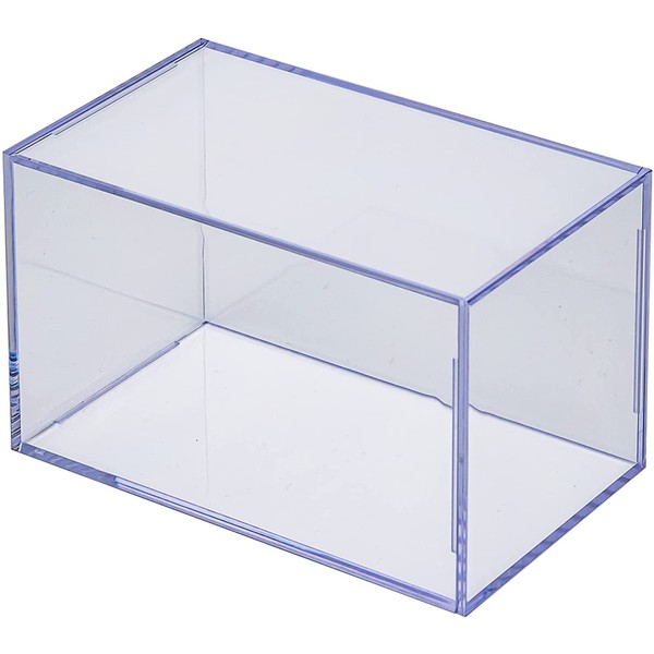 Minoru Cube Japanese Display Case Collection Case Figure Case Display Case Transparent Case (Large, 1 pc, Clear)