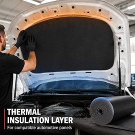 Self-Adhesive Rubber Foam Sound & Thermal Insulation Roll for Cars & DIY