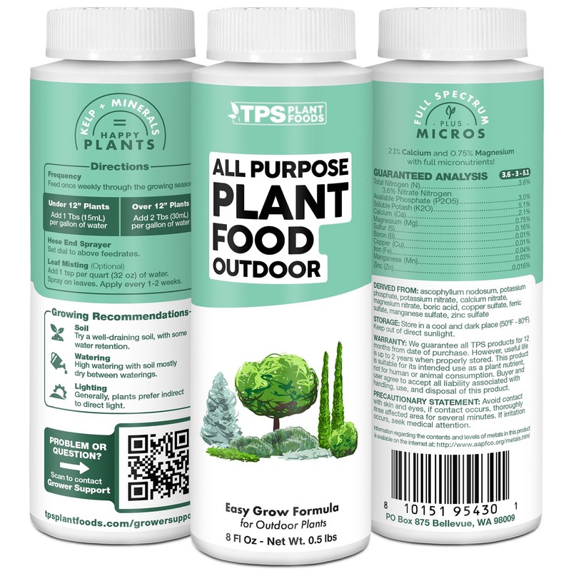 Plant Food Outdoor – Liquid Plant Fertilizer for All Plants,