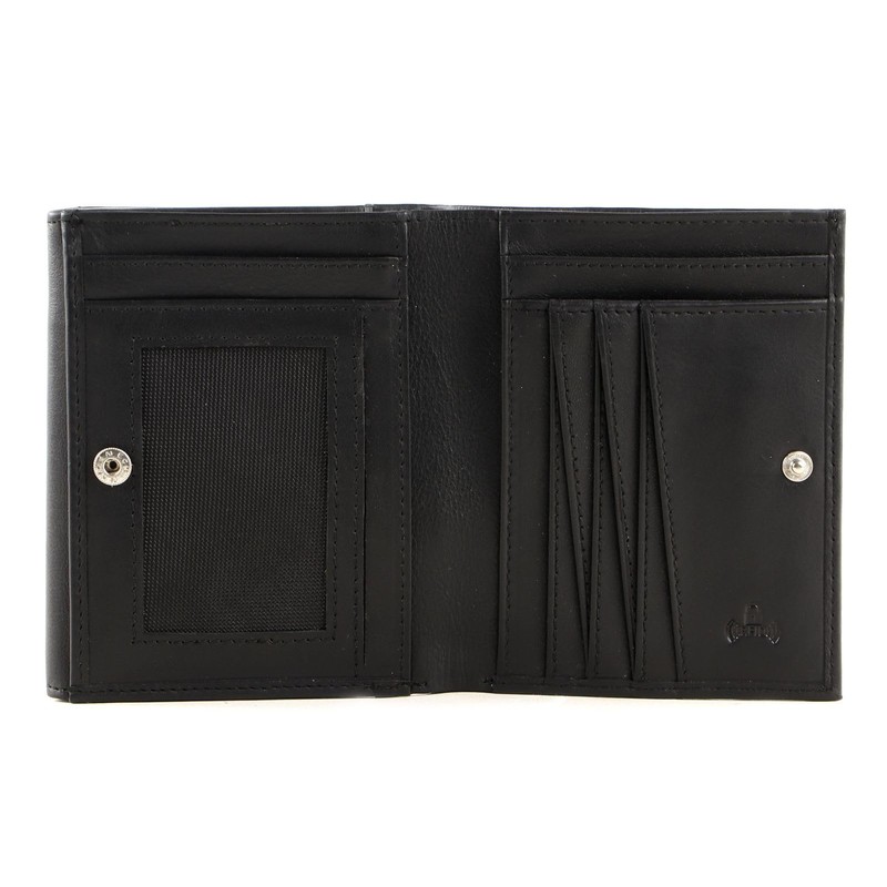 Voi Soft Jill Leather Wallet 12 cm, black, Style