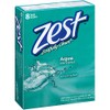 Zest Bath Bars Soap 4oz 8ct Aqua 2-Pack