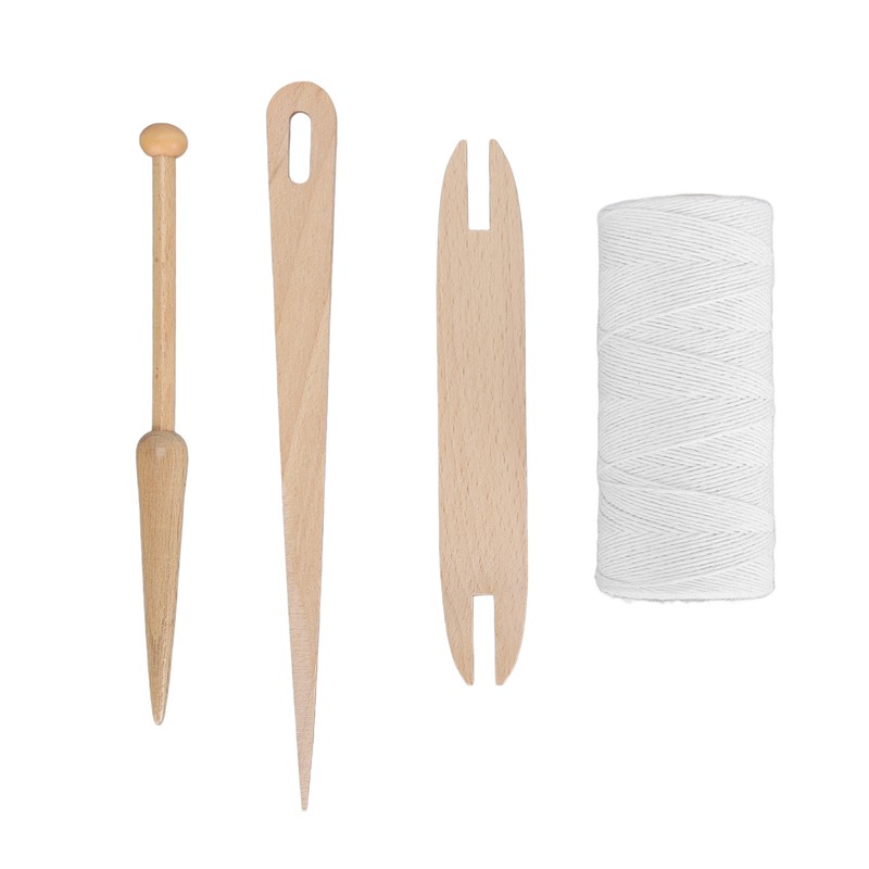 Loom Warp Thread Kit Portable Wear Resistance Pure Cotton Lightweight