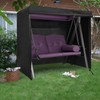 Slan Arrow 2 Seater Patio Swing Cover Outdoor Swing Chair