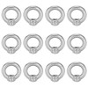 Ring Nut M4 Pack of 12 Ring Eyelets Stainless Steel
