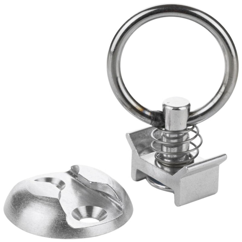 Safetytex Single End Fitting with Lashing Point for Airline Rail