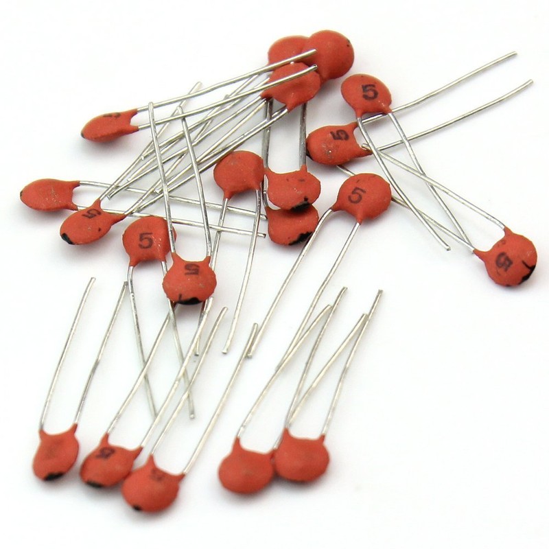 WINGONEER 1000PCS Set Kit 50pcs Value 50V Ceramic Capacitor Assortment