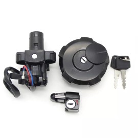 Unbranded For Honda XR650 XR650L 1993-2024 Ignition Switch Fuel Gas Cap Seat Lock Keys Set