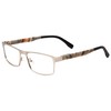Calabria 5961 Metal Spring Camouflage 53mm Designer Reading Glasses Silver