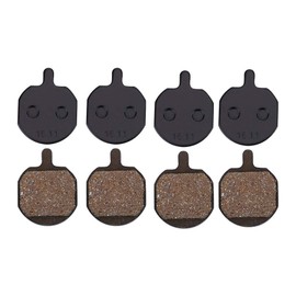 Alomejor Pastillas de Freno para Bicicleta de Disco, Resina Semimetálica, Alta Resistencia y Frenado Suave, para Ciclismo Montaña, Ciudad y Carretera