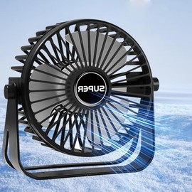 HAWANA USB Desk Fan with 3 Speeds 360° Rotate Personal Mini Portable Desktop Table Fans, Cooling for Home Office