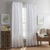 Peri Home White Curtains Light Filtering Textured Window Panels for