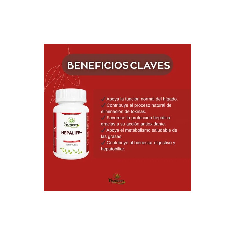 Hepalife+ Salud Hepática 90 Tabletas Para 3 Meses