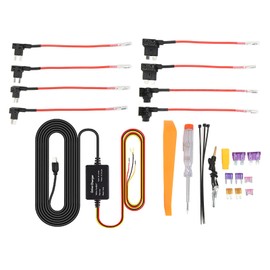 Dash Cam Hardwire Kit 12V‑28V to 5V USB Adapter Overheating Protection for Mirror Cam GPS Navigator Radar Detector MINI
