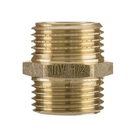 3/4" x 3/4" inch Union Pipe Connection Pipe Nipple Wire Carpenter Brass Fitting BSP Male