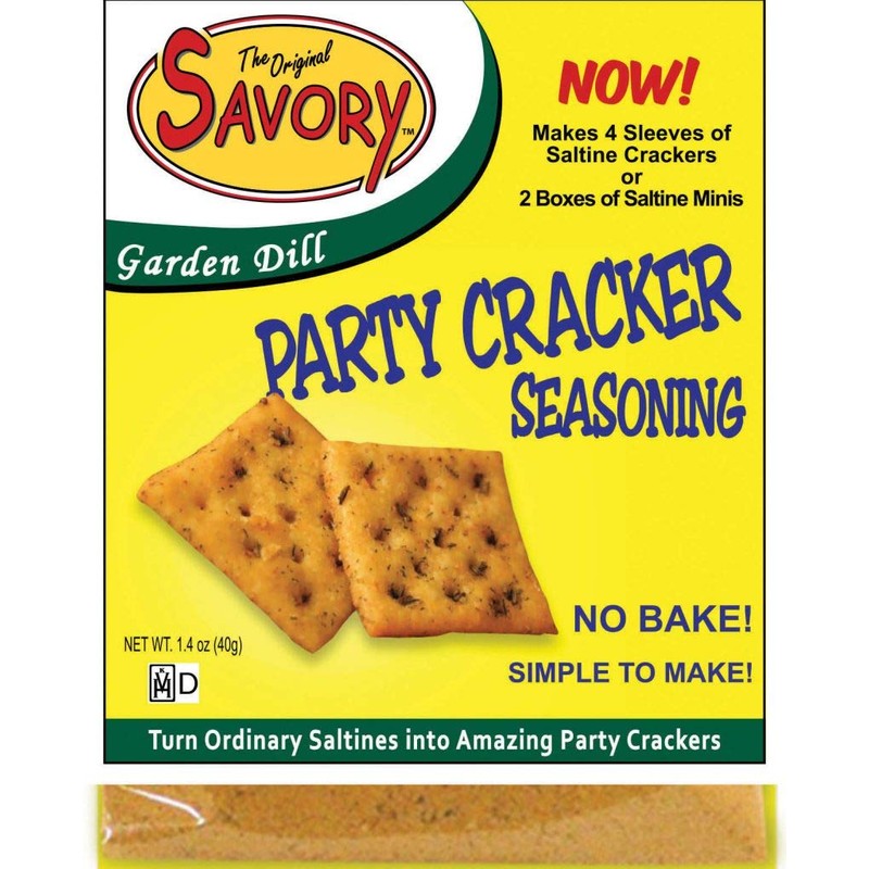 Savory Saltine Seasoning, 1.4 Ounce, Sampler Set, 5 Flavors, 5