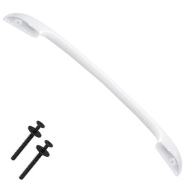 Upgraded 316443601 Oven Door Handle Replacement Compatible with Frigidaire Kenmore Electrolux Electric Range Oven Stove Come with 2 Pack 316433300 Range Oven Door Handle Screws