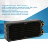 Cooling Radiator Double Layers 8 Pipes G1/4 Thread Double Fans