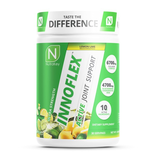NutraKey Innoflex Glucosamine with Chondroitin, Msm, Hyaluronic Acid and Collagen, 1500mg