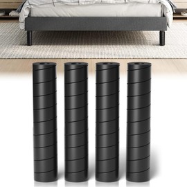 Bed Frame Leg Covers, Reusable Bed Frame Toe Protectors,Bed Frame Feet Protectors,Bed Frame Foot Collision Guards/Pads/Safty Shield,Prevent Toe-stubbing Incidents from sofa/chair/table (30cm-4pcs)