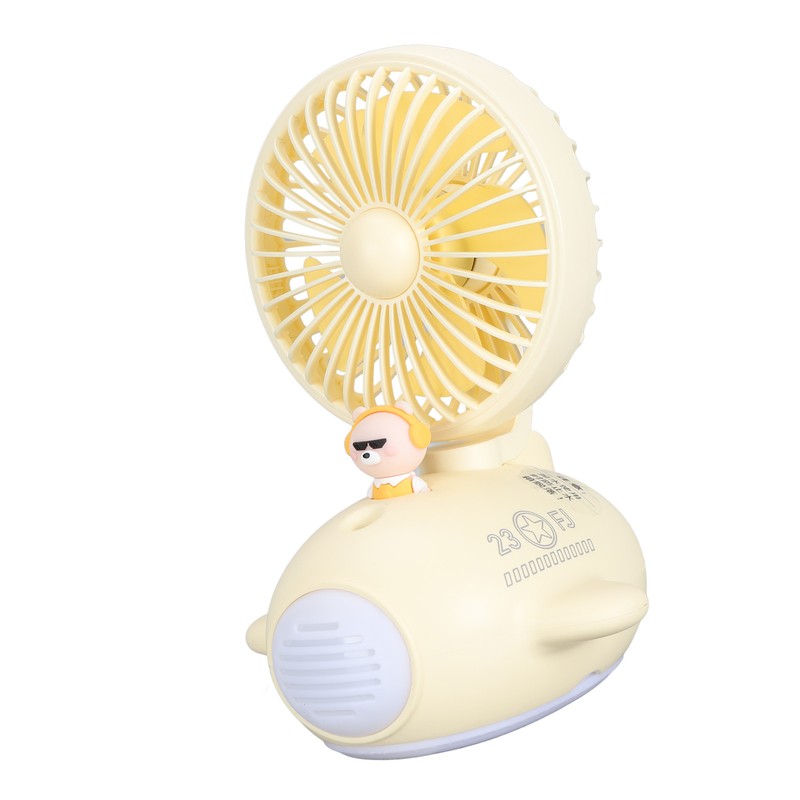 Desktop Cooling Fan with Mist Function USB Rechargeable Fan Portable