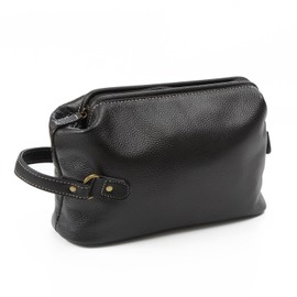 GROOVE GEAR ggs-6005 Men's Second Bag, Embossed Cowhide Leather, Bag, Bag, Gift, Black