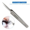 FEITA Precision Eyelash Extension Tweezers Set - Professional Straight &