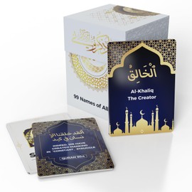 30 Days of Barakah Islamic Affirmation Cards & 99 Names of Allah Deck Dual Language Quranic Verses, Spiritual Cards for Encouragin & Learning Gift for Meditation, Ramadan, Eid, Daily Inspiration