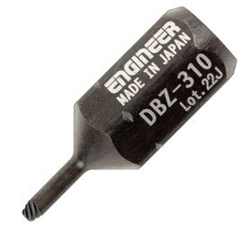ENGINEER DBZ-310 Engineer Screw Saurus Toggle Ultra Short Bit for Removing Crushed Screws, Cap Bolt, Enameled Set, Hex Hole Opposite Side: 0.035 inches (0.89 mm)