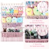 3 Tier Hanging Stuffed Animal Storage Shelf, 24x39 Inch Large