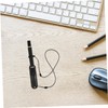 SHINEOFI Elastic Pen Lanyard Holder Retractable Straps Pen Badge Reel
