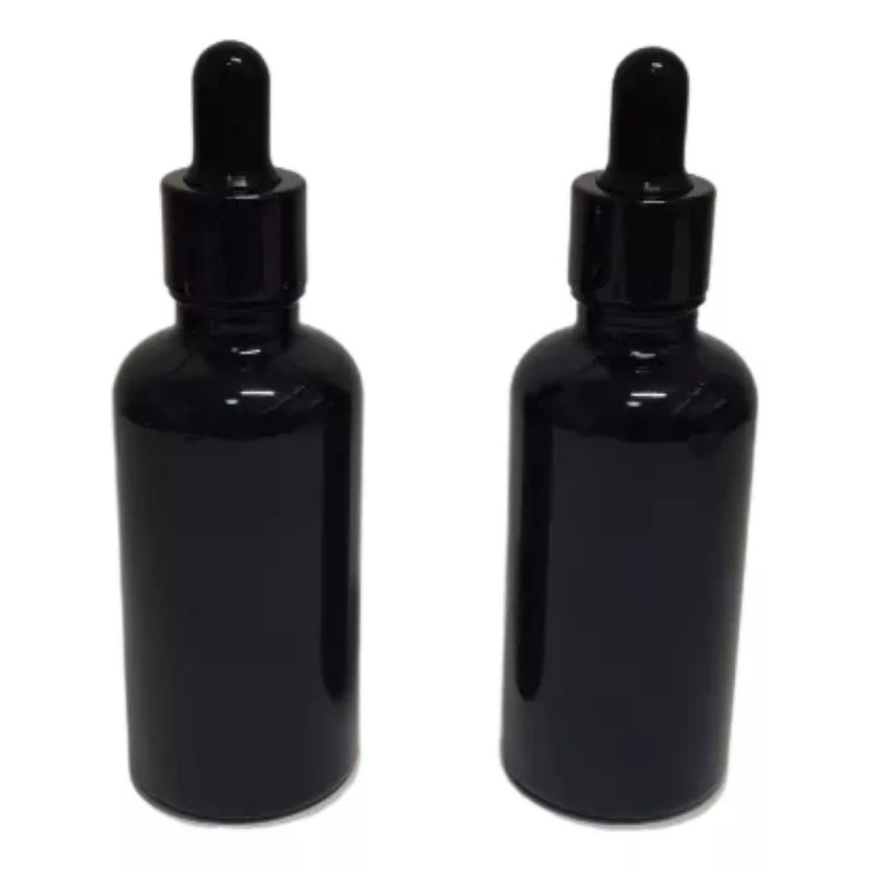 Meliars Frasco Gotero 50 Ml Negro Deluxe ( 10 Piezas)