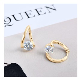 Lymphvity Germanium Earrings Atheniz Lymphatic Earrings Lymphatic Drainage Earrings Jewelry Gifts for Women（Silver/Gold） (Gold)