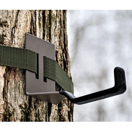 Bow Hanger - Mobile Hunter - ON Your Tree in Seconds & Public Land Legal