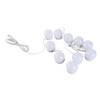 LED Makeup Mirror Lights Dimmable Bulb Warm/Cold Tones Dressing Mirror
