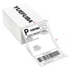 Yuefuba 4x6 Thermal Shipping Labels Fanfold Pack of 500 Perforated