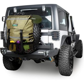 Spare Tire Trash Bag, Offroad Spare Tire Storage Bags Heavy Duty Truck Tailgate Trash Bag Fits up to 40" Tire, Large Recovery Gear Firewood Camping Cargo Storage Bag for Jeep Truck SUV Car